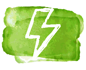 Icon Gewitter Dekoratives Element: Gewitter