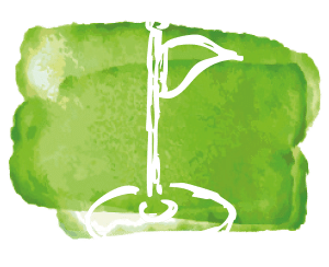 Icon Birdiebook Dekoratives Element: Birdiebook